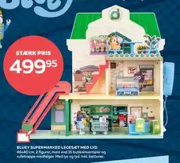 Legekæden BLUEY SUPERMARKED LEGESÆT MED LYD, DKK 499.95 tilbud