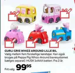 Legekæden GURLI GRIS WHIZZ AROUND LILLE BIL, DKK 99.95 tilbud