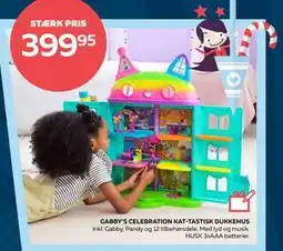 Legekæden GABBY’S CELEBRATION KAT-TASTISK DUKKEHUS, DKK 399.95 tilbud