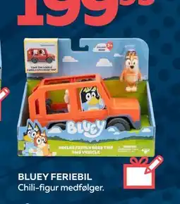 Legekæden BLUEY FERIEBIL, DKK 199.95 tilbud