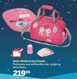 Legekæden BABY BORN PUSLETASKE, DKK 219.95 tilbud
