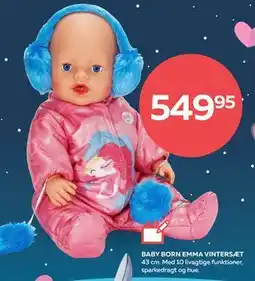 Legekæden BABY BORN EMMA VINTERSÆT, DKK 549.95 tilbud
