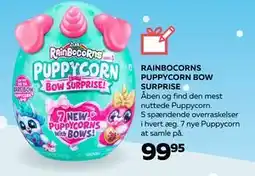 Legekæden RAINBOCORNS PUPPYCORN BOW SURPRISE, DKK 99.95 tilbud