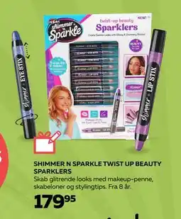 Legekæden SHIMMER N SPARKLE TWIST UP BEAUTY SPARKLERS, DKK 179.95 tilbud