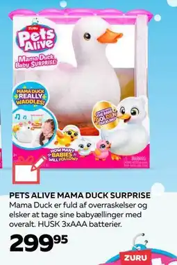 Legekæden PETS ALIVE MAMA DUCK SURPRISE, DKK 299.95 tilbud