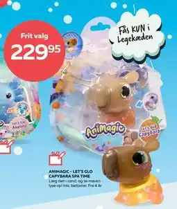 Legekæden ANIMAGIC - LET’S GLO CAPYBARA SPA TIME, DKK 229.95 tilbud