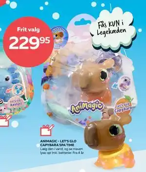 Legekæden ANIMAGIC - LET’S GLO CAPYBARA SPA TIME, DKK 229.95 tilbud