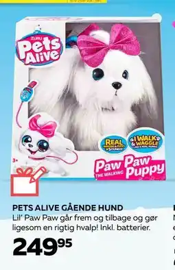 Legekæden PETS ALIVE GÅENDE HUND, DKK 249.95 tilbud