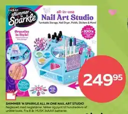 Legekæden SHIMMER ’N SPARKLE ALL IN ONE NAIL ART STUDIO, DKK 249.95 tilbud