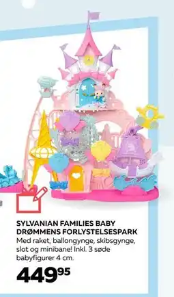 Legekæden SYLVANIAN FAMILIES BABY DRØMMENS FORLYSTELSESPARK, DKK 449.95 tilbud
