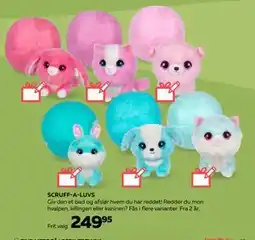 Legekæden SCRUFF-A-LUVS, DKK 249.95 tilbud