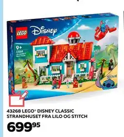 Legekæden LEGO DISNEY CLASSIC STRANDHUSET FRA LILO OG STITCH, DKK 699.95 tilbud