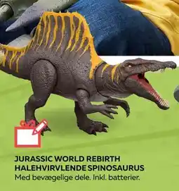 Legekæden JURASSIC WORLD REBIRTH HALEHVIRVLENDE SPINOSAURUS, DKK 429.95 tilbud