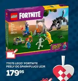 Legekæden 77075 LEGO. FORTNITE PEELY OG SPARKPLUGS LEJR, DKK 179.95 tilbud