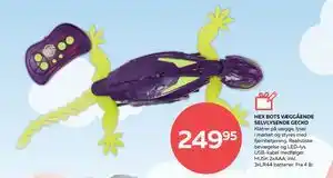 Legekæden HEX BOTS VÆGGÅENDE SELVLYSENDE GECKO, DKK 249.95 tilbud