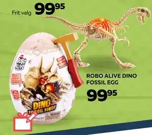 Legekæden ROBO ALIVE DINO FOSSIL EGG, DKK 99.95 tilbud