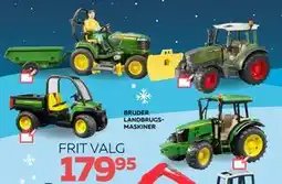 Legekæden BRUDER LANDBRUGSMASKINER, DKK 179.95 tilbud
