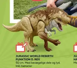 Legekæden JURASSIC WORLD REBIRTH FUNKTION D. REX, DKK 429.95 tilbud