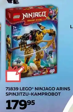 Legekæden NINJAGO ARINS SPINJITZU-KAMPROBOT, DKK 179.95 tilbud