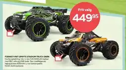 Legekæden FJERNSTYRET SPRYTE STADIUM TRUCK GRØN, DKK 449.95 tilbud