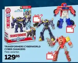 Legekæden TRANSFORMERS CYBERWORLD CYBER CHANGERS, DKK 129.95 tilbud