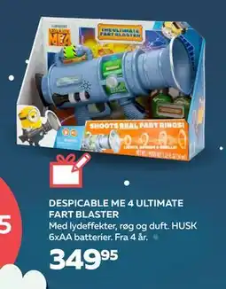 Legekæden DESPICABLE ME 4 ULTIMATE FART BLASTER, DKK 349.95 tilbud