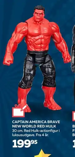 Legekæden CAPTAIN AMERICA BRAVE NEW WORLD RED HULK, DKK 199.95 tilbud