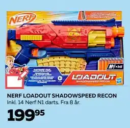 Legekæden NERF LOADOUT SHADOWSPEED RECON, DKK 199.95 tilbud