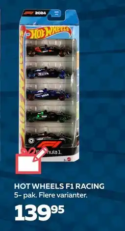 Legekæden HOT WHEELS F1 RACING, DKK 139.95 tilbud