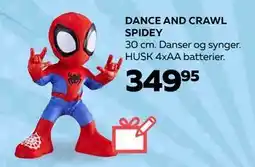 Legekæden DANCE AND CRAWL SPIDEY, DKK 349.95 tilbud