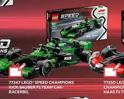 Legekæden 77247 LEGO SPEED CHAMPIONS KICK SAUBER F1 TEAM C44RACERBIL, DKK 249.95 tilbud
