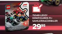 Legekæden 71049 LEGO MINIFIGURES F1SAMLERRACERBILER, DKK 29.95 tilbud