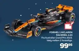 Legekæden FORMEL 1 MCLAREN RACERBIL 1:43, DKK 99.95 tilbud