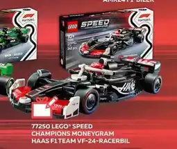 Legekæden 77250 LEGO SPEED CHAMPIONS MONEYGRAM HAAS F1 TEAM VF-24-RACERBIL, DKK 249.95 tilbud