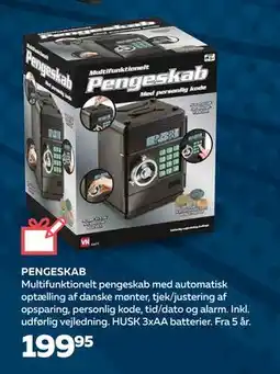 Legekæden PENGESKAB, DKK 199.95 tilbud