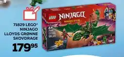 Legekæden NINJAGO LLOYDS GRØNNE SKOVDRAGE, DKK 179.95 tilbud
