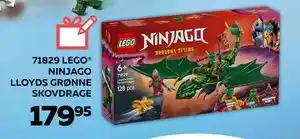 Legekæden NINJAGO LLOYDS GRØNNE SKOVDRAGE, DKK 179.95 tilbud