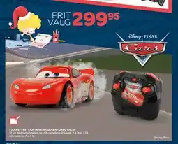Legekæden FJERNSTYRET LIGHTNING MCQUEEN TURBO RACER, DKK 299.95 tilbud