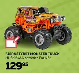 Legekæden FJERNSTYRET MONSTER TRUCK, DKK 129.95 tilbud