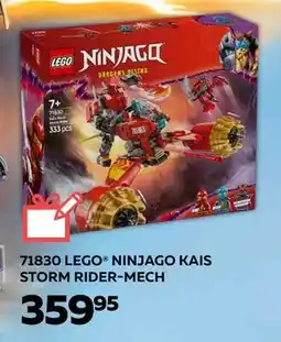 Legekæden NINJAGO KAIS STORM RIDER-MECH, DKK 359.95 tilbud