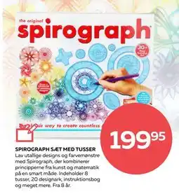 Legekæden SPIROGRAPH SÆT MED TUSSER, DKK 199.95 tilbud
