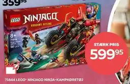 Legekæden 71844 LEGO. NINJAGO NINJA-KAMPKØRETØJ, DKK 599.95 tilbud