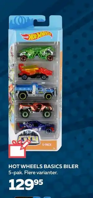 Legekæden HOT WHEELS BASICS BILER, DKK 129.95 tilbud
