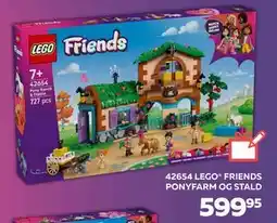 Legekæden 42654 LEGO. FRIENDS PONYFARM OG STALD, DKK 599.95 tilbud