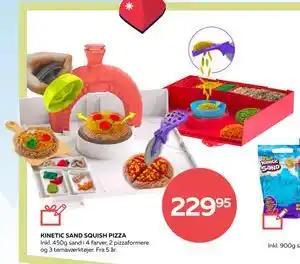 Legekæden KINETIC SAND SQUISH PIZZA, DKK 229.95 tilbud