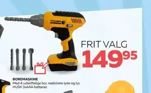 Legekæden BOREMASKINE, DKK 149.95 tilbud