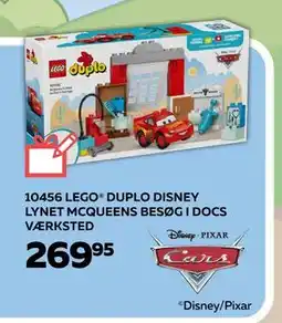 Legekæden 10456 LEGO DUPLO DISNEY LYNET MCQUEENS BESØG I DOCS VÆRKSTED, DKK 269.95 tilbud