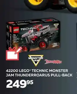 Legekæden LEGO TECHNIC MONSTER JAM THUNDERROARUS PULL-BACK, DKK 249.95 tilbud