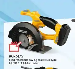 Legekæden RUNDSAV, DKK 149.95 tilbud