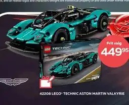 Legekæden LEGO TECHNIC ASTON MARTIN VALKYRIE, DKK 449.95 tilbud
